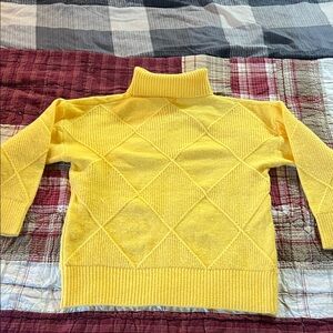 Yellow Turtleneck Sweater